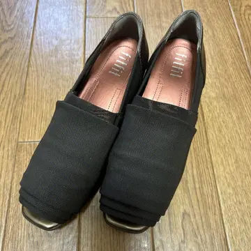 핏핏 펌프스 오픈토 짙은 갈색 22.5cm