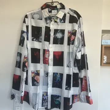 Paul Smith 포토 프린트 긴팔 셔츠 XL