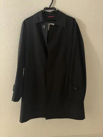 블랙 스텐카라 코트