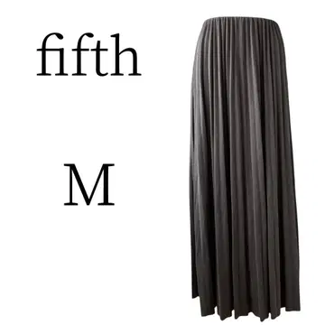 새상품 fifth 피프스 그레이 롱 플레어 스커트 M