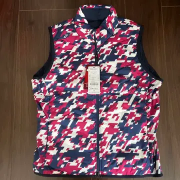 멀티 컬러 다운 베스트 M 사이즈 연말 가격 인하