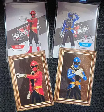 전 슈퍼 전대 전시회 해적전대 고카이저 고카이 레드 고카이 블루 세트
