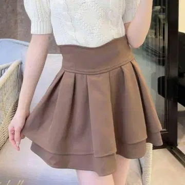 미셸 마카롱 슬림 레그 스커트