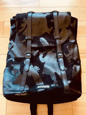 무민 moz 콜라보 블랙 백팩