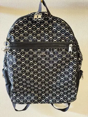 Kipling 기하학 패턴 백팩