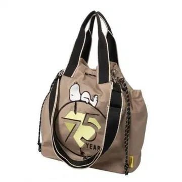 새상품급 PEANUTS 75주년 스누피 2WAY 토트백 숄더