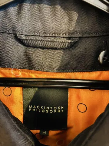 MACKINTOSH 매킨토시 스텐카라 코트 블랙 40
