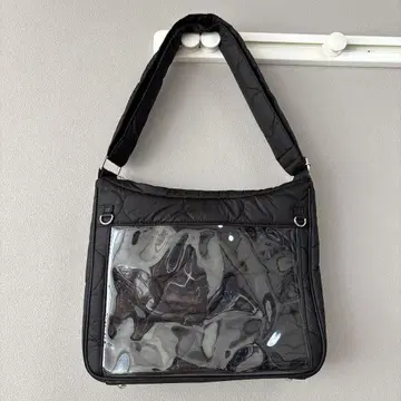 WEGO 이타백 두근거리는 퀼팅 이타 숄더백 블랙 검정 S 사이즈