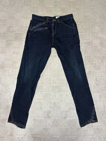 GULF 다크 블루 슬림핏 데님