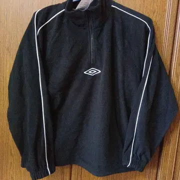 umbro 하프 지퍼 플리스 자켓 M 블랙 남성용 블랙 엄브로
