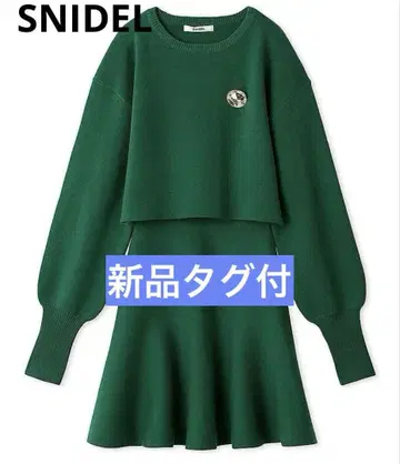 SNIDEL 미니 플레어 스커트 셋업