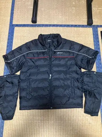Srixon 블랙 패딩 자켓 L 사이즈