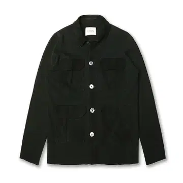 피오로니 [Fioroni] 블랙 니트 양가죽 하이엔드 럭셔리 셔츠 자켓