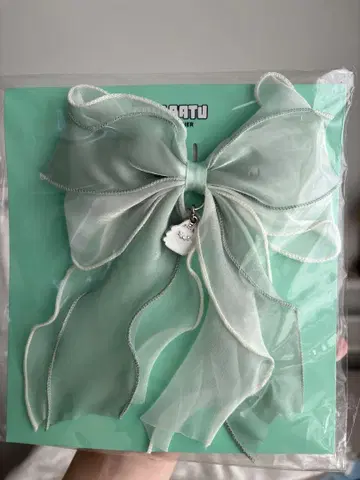 공식 TXT 뿔바투 용몽 민트 그린 Hair Tie