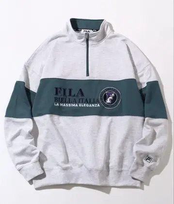 FILA 하프 지퍼 맨투맨