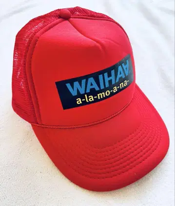 새상품 초레어 기나시 사이클 WAIHA 메쉬 캡 골동품
