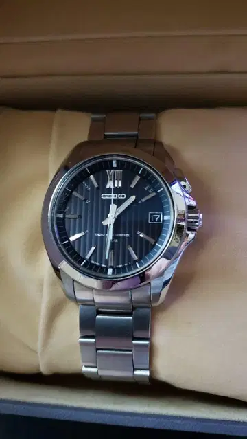 SEIKO 브라이츠 전파 솔라 손목시계
