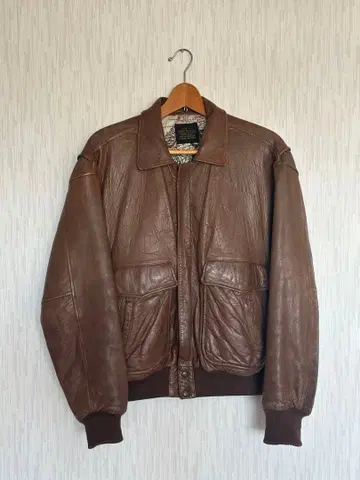 90s AVIREX 가죽 플라이트 자켓 TYPE G-1 A-2