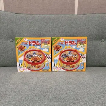 호빵맨 우리 아이 천재 드럼 2상자 세트