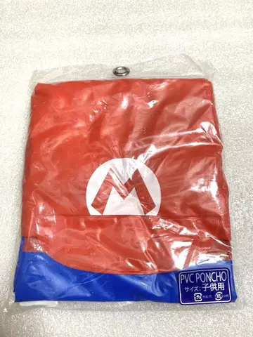 마리오 PVC 판초 어린이용