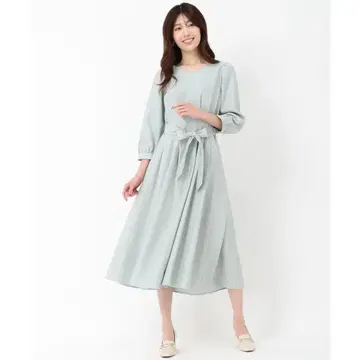 새상품급 미슈마슈 폴리데님 원피스/MM517403 (GREEN)