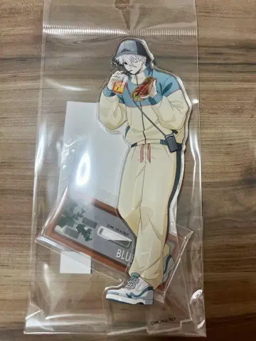 블루 록 갓 구운 빵과 테이크아웃 드링크 아크릴 스탠드 나기 세이시로