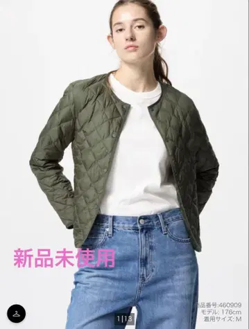 [ 미사용 새상품 ] 유니클로 퍼프 테크 퀼팅 자켓/웜 패디드