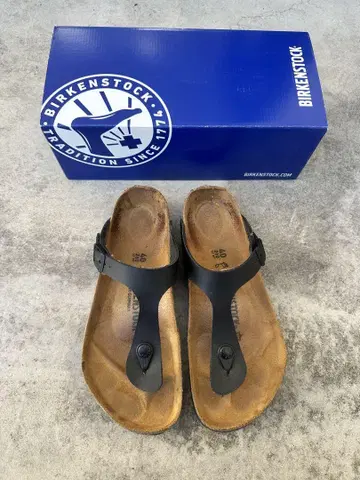 버켄스탁 기제 BIRKENSTOSK Gizeh 블랙