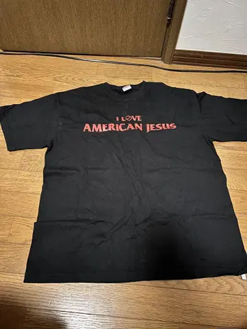 I LOVE AMERICAN JESUS 티셔츠 XL 블랙