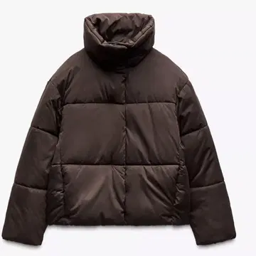 ZARA 워터 윈드 프로텍션 숏 퍼프 아노락