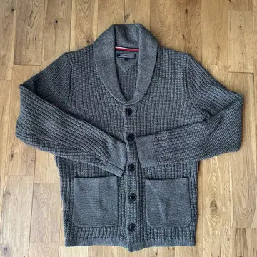 TOMMY HILFIGER 그레이 가디건 니트 M