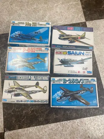 1/144 항공기 모델 키트 세트 5점