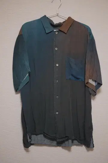 stein OVERSIZED CUPRO SS SHIRT GRADATION