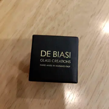 DE BIASI 유리 아트 반지