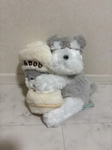 슈나와 밥 봉제 인형 담요