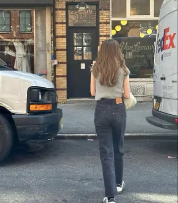 미사용 리바이스 LEVI'S 70s HIGH SLIM STRAIGHT