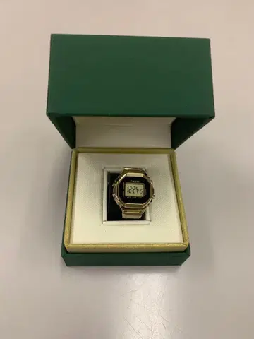 CASIO 디지털 반지 시계 CRW-001G-9JR 골드