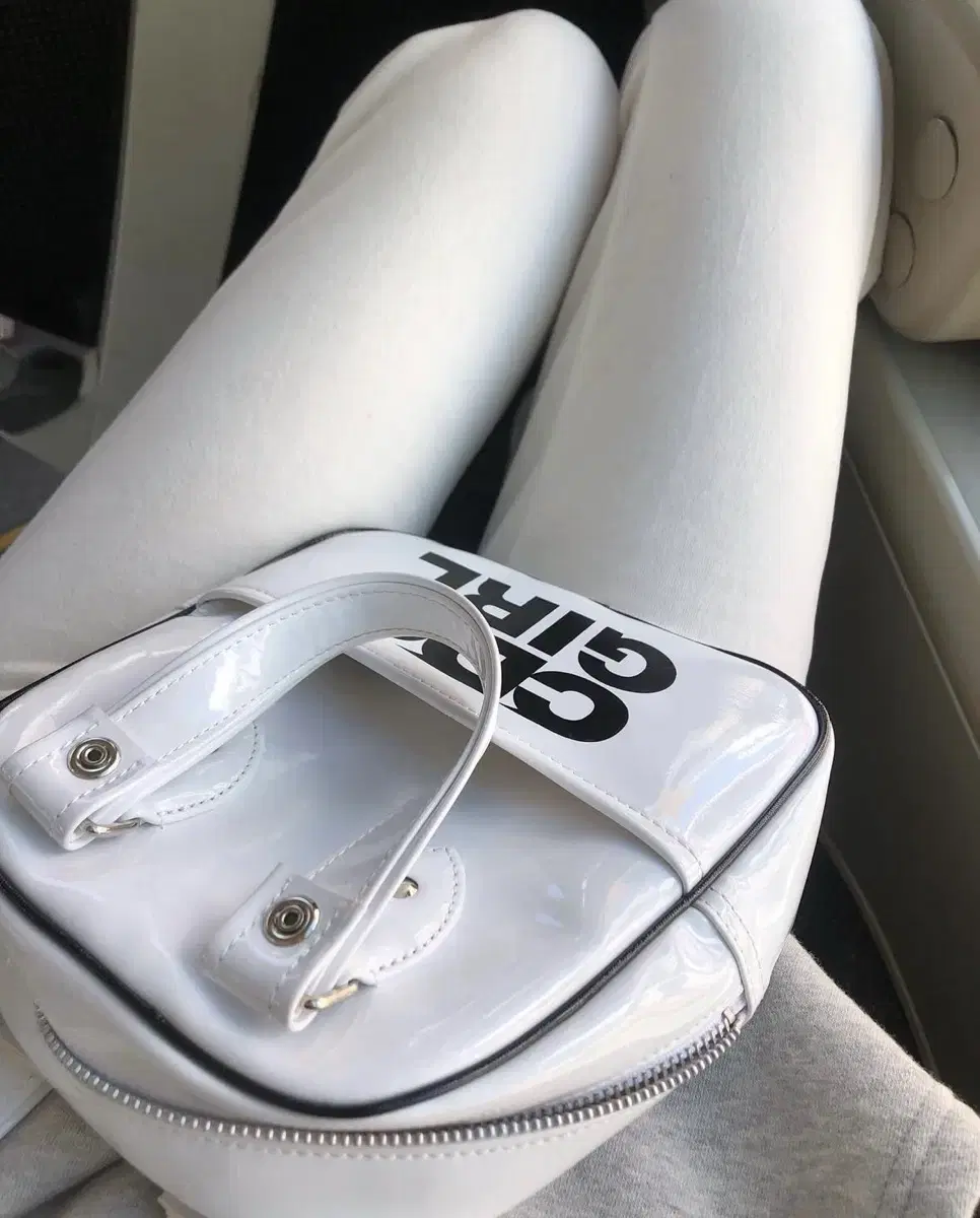 Comme des Garçons Girl CDG Girl White Mini Tote Bag