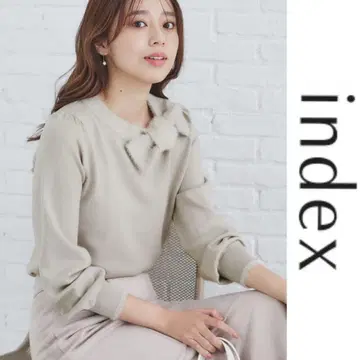 인덱스 리본 탈부착 2WAY 페더 리본 니트