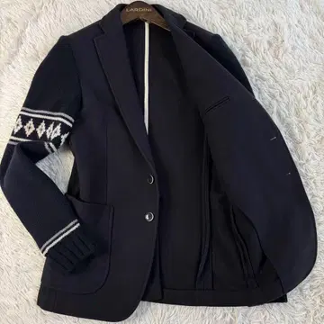 에스트네이션 테일러드 자켓 니트 절개 RODA 이탈리아제