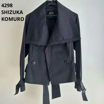 4298 SHIZUKAKOMURO 숏 트렌치코트 아우터