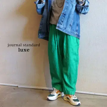 journal standard luxe 40 린넨 와셔 이지 팬츠