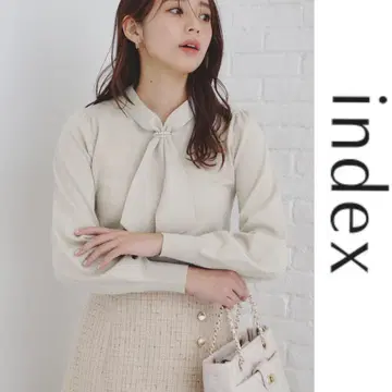 인덱스 펄톤 파츠 포함 보타이 니트
