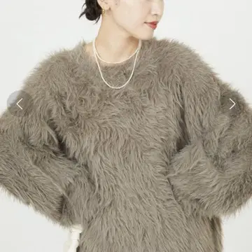 FREAK'S STORE 페더 얀 샤기 니트 풀오버