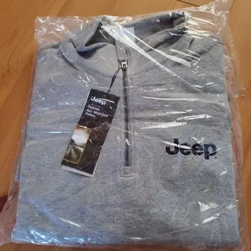 [택 포함 새상품] Jeep 하프 지퍼 후드티 XL