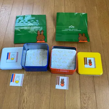가토 페스타 하라다 미피 한정판 빈 캔 쇼핑백 씰 포함