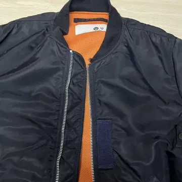MA-1 스타일 자켓 네이비