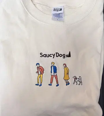 Saucy Dog 사우시도그 트레이닝복 맨투맨 L 사이즈