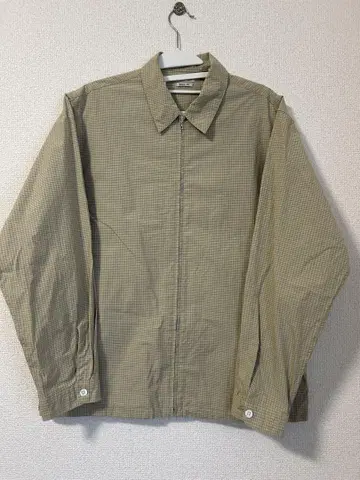 [ Steven alan ] 체크 지퍼 셔츠