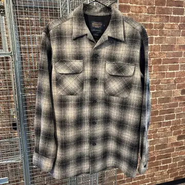PENDLETON 보드 셔츠 옴브레 블랙